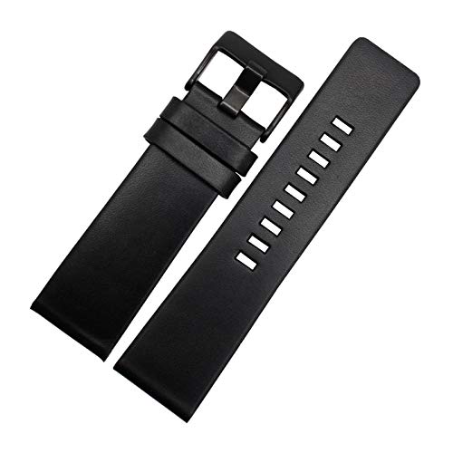 Lederband 22/24/26/28/30mm Armband-Uhrenarmband Dornschliesse Strap Herrenuhr Zubehör, 22mm von Believewang