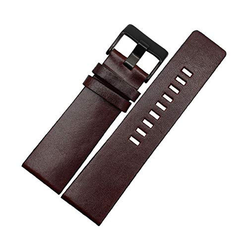 Lederband 22/24/26/28/30mm Armband-Uhrenarmband Dornschliesse Strap Herrenuhr Zubehör, 28mm von Believewang