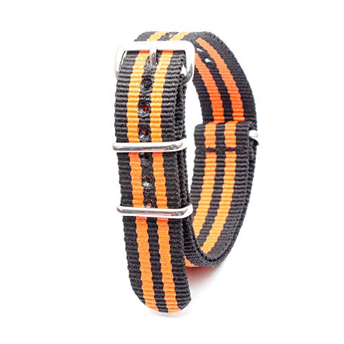 Nylon-Uhrenarmband-Sport-beiläufige Straps Ersatz für Männer Damen-Armbanduhr Accessories18mm-24mm, 22mm von Believewang