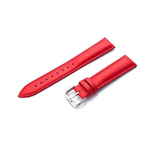 Uhren Band 14mm-24mm Schwarz Uhrenarmband echtes Leder-Armband Brown Armband, 12mm von Believewang