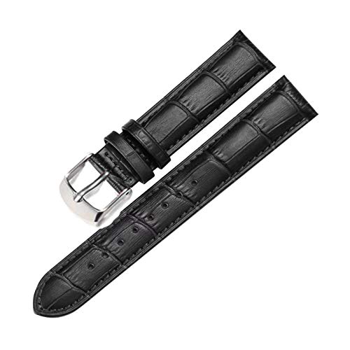 Uhren Zubehör Armband Gürtel Frau Uhrenarmbänder Lederarmband Uhrenarmband 12mm-24mm, 12mm von Believewang