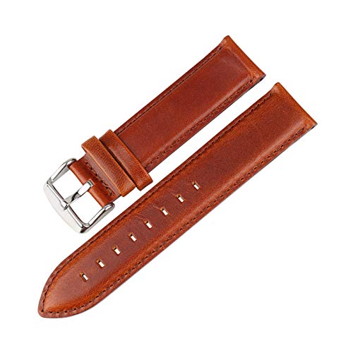 Uhren Zubehör echtes Leder-Uhrenarmband 16mm/17mm/18mm/19mm/20mm Armband, 13mm von Believewang