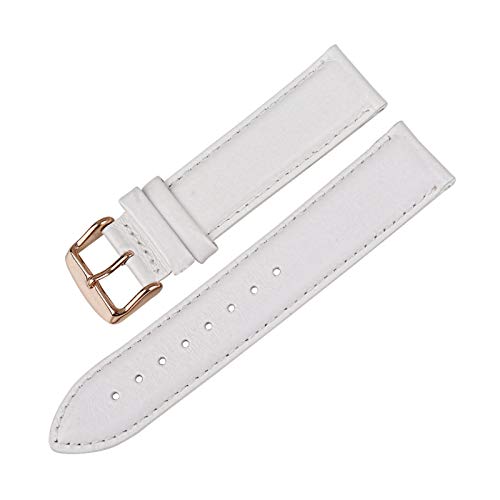 Uhren Zubehör echtes Leder-Uhrenarmband 16mm/17mm/18mm/19mm/20mm Armband, 16mm von Believewang