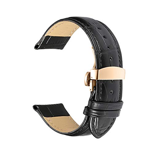 Uhrenarmbänder Lederarmband 18mm 19mm 20mm 21mm 22mm 24mm Uhr-Ersatz-Gürtel, 14mm von Believewang