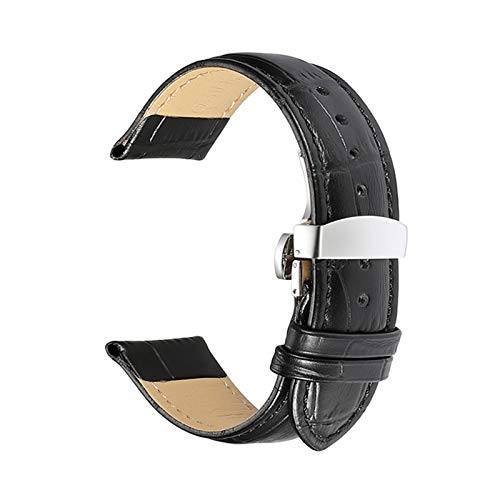 Uhrenarmbänder Lederarmband 18mm 19mm 20mm 21mm 22mm 24mm Uhr-Ersatz-Gürtel, 14mm von Believewang