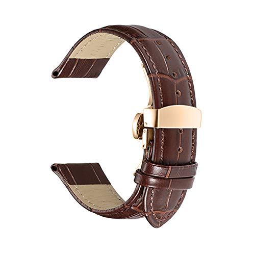 Uhrenarmbänder Lederarmband 18mm 19mm 20mm 21mm 22mm 24mm Uhr-Ersatz-Gürtel, 18mm Uhrenarmbänder Lederarmband 18mm 19mm 20mm 21mm 22mm 24mm Uhr-Ersatz-Gürtel, 18mm von Believewang