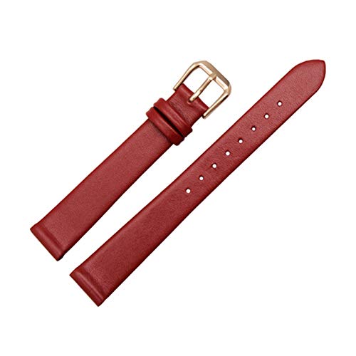 Uhrenarmbänder Small Size Lederband 6mm/8mm/10mm Soft-Ersatz Leder Weibliche Armbänder, 10mm von Believewang