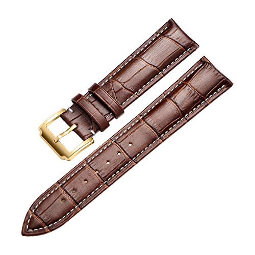 Uhrenarmband Kalb echtes Leder-Uhrenarmband 18mm/20mm/22mm/24mm Uhrenarmband-Zubehör, 20mm von Believewang