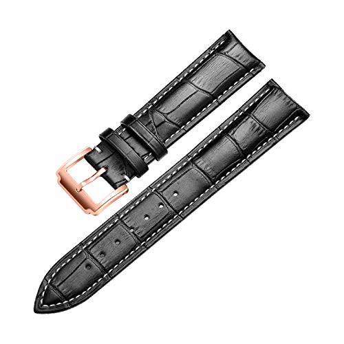 Uhrenarmband Kalb echtes Leder-Uhrenarmband 18mm/20mm/22mm/24mm Uhrenarmband-Zubehör, 20mm von Believewang