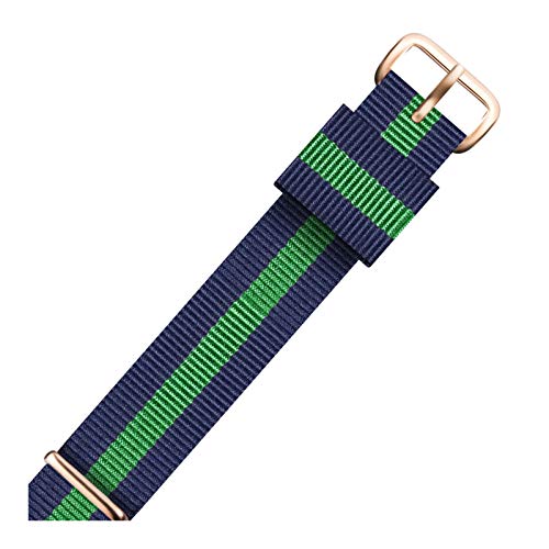 Uhrenarmband-Männer/Frauen Armband Nylon-Uhrenarmband 18mm 20mm Rose Gold Armband Buckle Band, 20mm Uhrenarmband-Männer/Frauen Armband Nylon-Uhrenarmband 18mm 20mm Rose Gold Armband Buckle Band, 20mm von Believewang