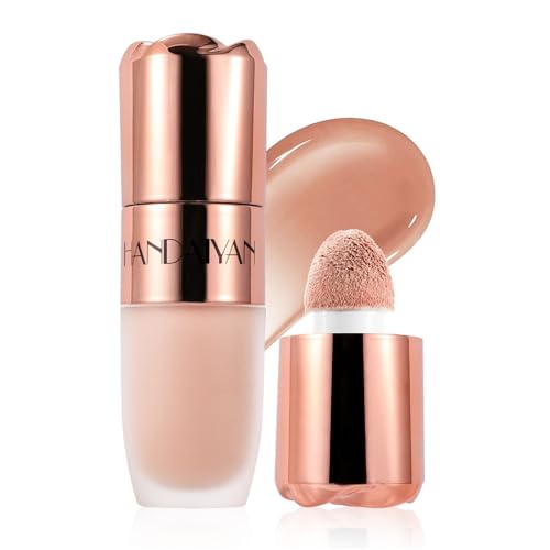 Flüssige Kontur Stick Make-up Creme Gesicht Kontur Wand mit Kissen Applikator, natürliche Matte langanhaltende cremige Bronzer Kontur, leichte seidige Mischbar #Hazelnut Latte von Beliky Girl