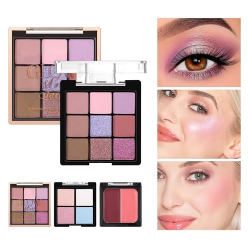 Lidschatten-Highlighter- und Rouge-Set, für Gesicht, Wangen, Konturierung und Aufhellung, aufbaubare matte Deckkraft, natürliches Make-up, Ultra Sculpt Nasenschatten, Lidschatten-Grundierung,#01 Lidschatten-Highlighter- und Rouge-Set, für Gesicht, Wangen, Konturierung und Aufhellung, aufbaubare matte Deckkraft, natürliches Make-up, Ultra Sculpt Nasenschatten, Lidschatten-Grundierung,#01 von Beliky Girl