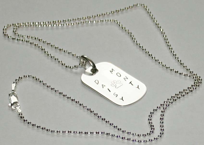 Haustier Name Halskette, Gestempelt Erinnerung Anhänger, Haustier-Liebhaber-Halskette, Pfotenabdruck Personalisierte Silber Schmuck, Hundehalskette Haustier Name Halskette, Gestempelt Erinnerung Anhänger, Haustier-Liebhaber-Halskette, Pfotenabdruck Personalisierte Silber Schmuck, Hundehalskette von BelindaCarmichaelSJ