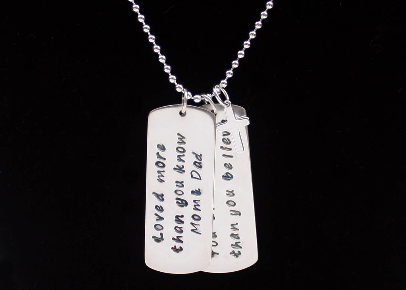 Personalisierter Anhänger, Gravierte Tag Halskette, Konfirmation Individuelle Tag, Abschlussgeschenk, Sterling Silber, 925 Personalisierter Anhänger, Gravierte Tag Halskette, Konfirmation Individuelle Tag, Abschlussgeschenk, Sterling Silber, 925 von BelindaCarmichaelSJ