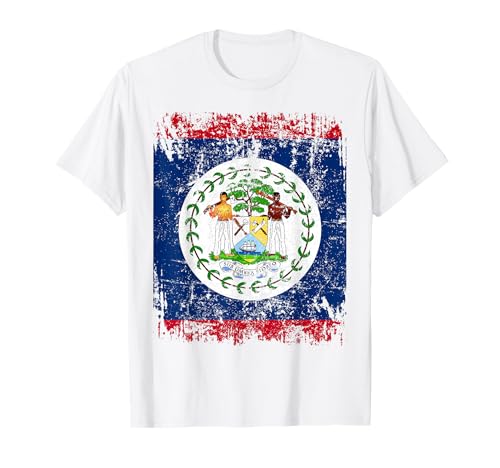 BELIZE Flagge | Damen Herren Kinder BELIZE T-Shirt von Belize Family Shop