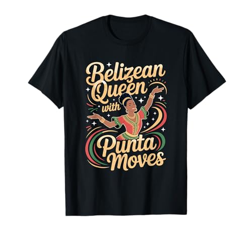 Belizean Pride Punta Moves tanzende Frauen T-Shirt von Belizean Culture Dance Apparel
