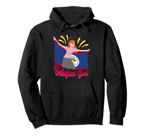 Belize Belizische Wurzel Belizean Beligian Girl Pullover Hoodie Belize Belizische Wurzel Belizean Beligian Girl Pullover Hoodie von Belizisches Erbe