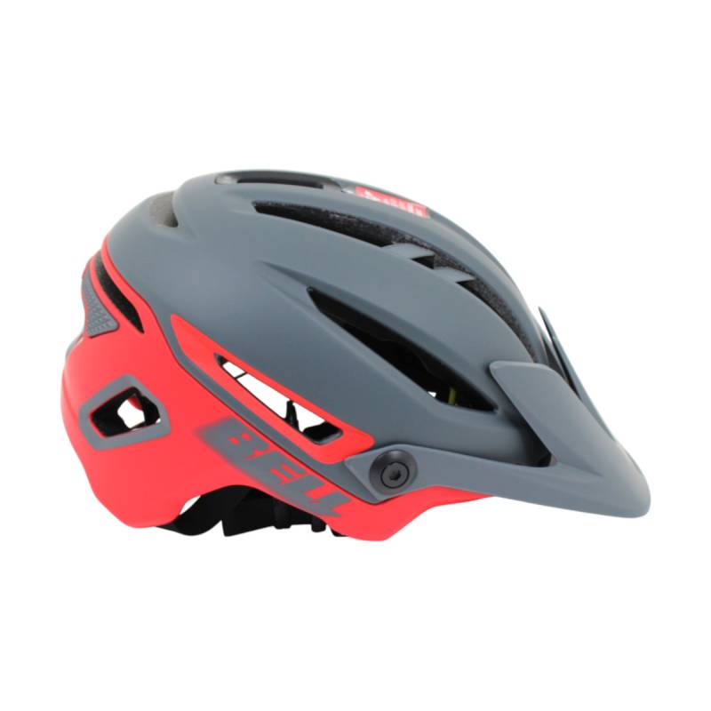 Bell 7142496 Sixer Mips Mountainbikes-Helm Matte Grey/Red in Medium 55-59 cm von Bell