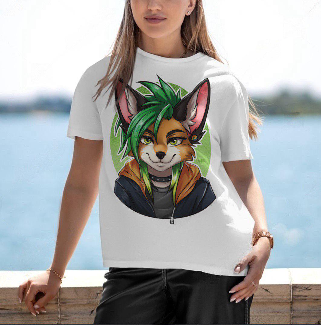 Designer Furry Style T-Shirt - Originales Kunst-T-Shirt Aus Bio-Baumwolle Streetwear Fashion Unisex Weißes Shirt Designer Furry Style T-Shirt - Originales Kunst-T-Shirt Aus Bio-Baumwolle Streetwear Fashion Unisex Weißes Shirt von BellFaArt
