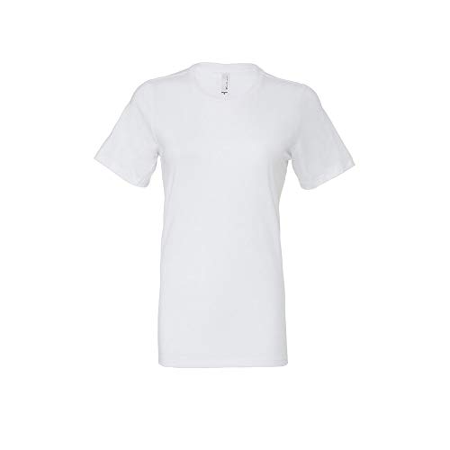 Bella+Canvas Damen T-Shirt Jersey Kurzarm (M) (Weiß) von Bella+Canvas