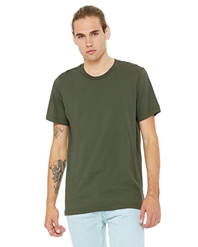 Bella + Canvas. Military Green. L. 3001. 00884913633865 von Bella+Canvas