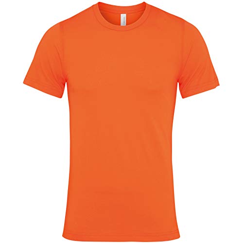 Bella Canvas Unisex Slim Fit Seitennähte Jersey Rundhals T-Shirts XS-2XL Gr. X-Large, Orange von Bella+Canvas