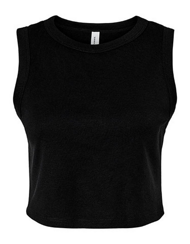 Bella + Canvas Crop-Top 1er/2er Pack - Bauchfreies Damen Tank Top / Cropped Shirt (2-tlg) Gr. XS bis XXL- Stretch-Passform von Bella + Canvas