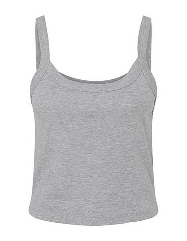 Bella + Canvas Crop-Top Kurzes Spaghetti Träger Top / Spaghettiträgertop für Frauen u. Mädchen (1-tlg) Gr. XS bis XXL- bauchfrei von Bella + Canvas