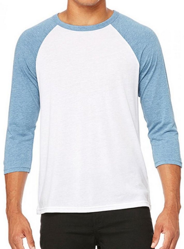 Bella + Canvas Langarmshirt Herren 3 / 4 Sleeve Baseball T-Shirt von Bella + Canvas