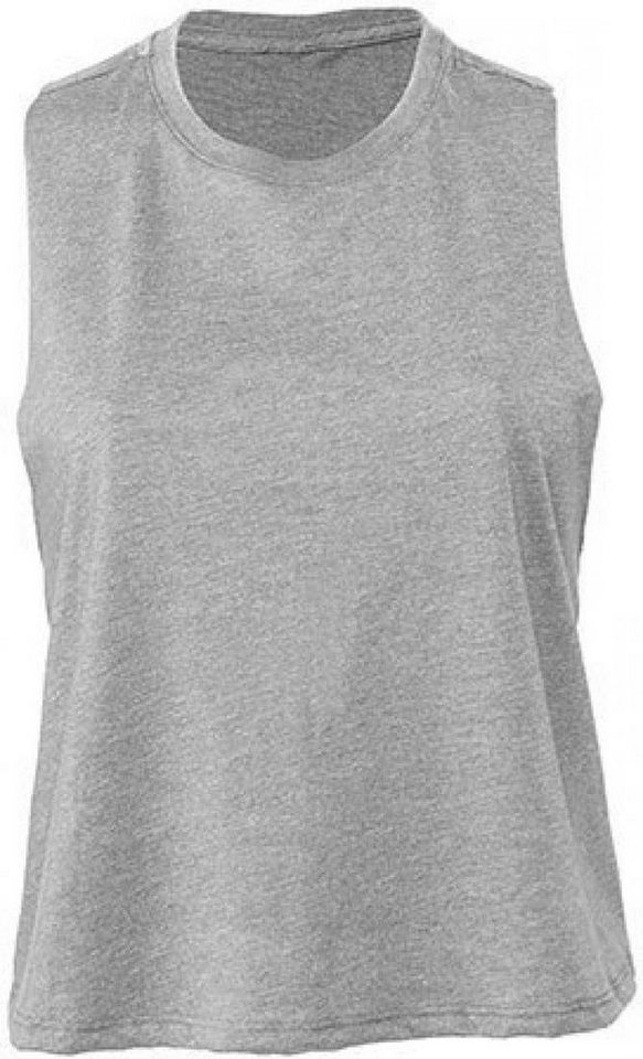 Bella + Canvas Tanktop Damen Racerback Cropped Tank von Bella + Canvas