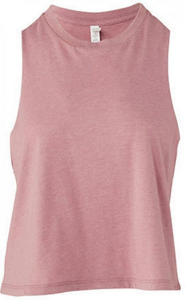 Bella + Canvas Tanktop Damen Racerback Cropped Tank von Bella + Canvas