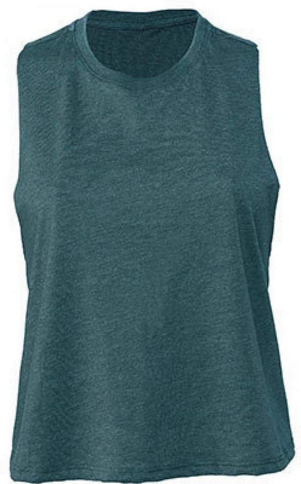 Bella + Canvas Tanktop Damen Racerback Cropped Tank von Bella + Canvas