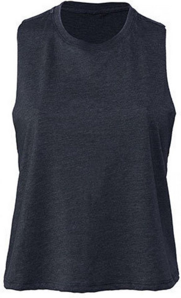 Bella + Canvas Tanktop Damen Racerback Cropped Tank von Bella + Canvas