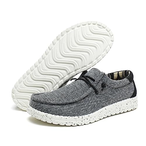 Bella Bays Herren Casual Loafers Lace Up Schuhe Maschine waschbar weiche Sohle Komfort Strand Schuhe Geschenk Schuhe Wandern Strand 46 von Bella Bays