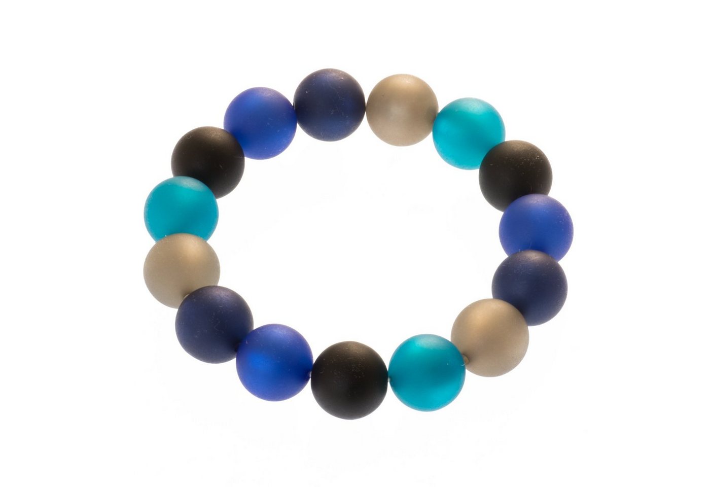 Armband Polaris Perlen Armband blau grau von Bella Carina