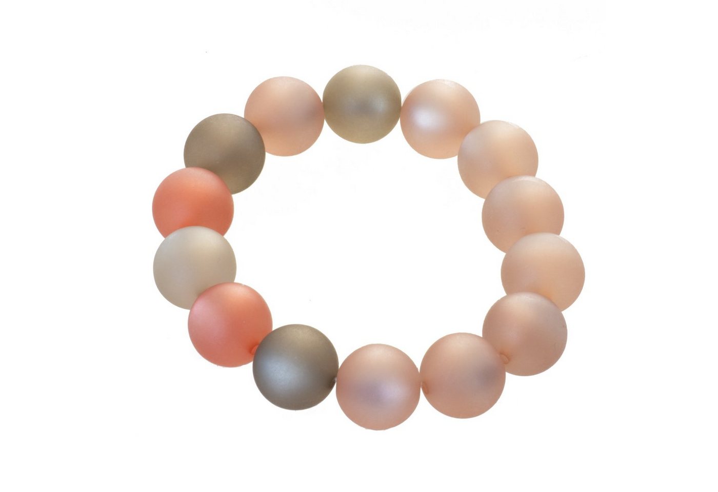 Armband Polaris Perlen Armband rosa bunt, rosa bunt von Bella Carina
