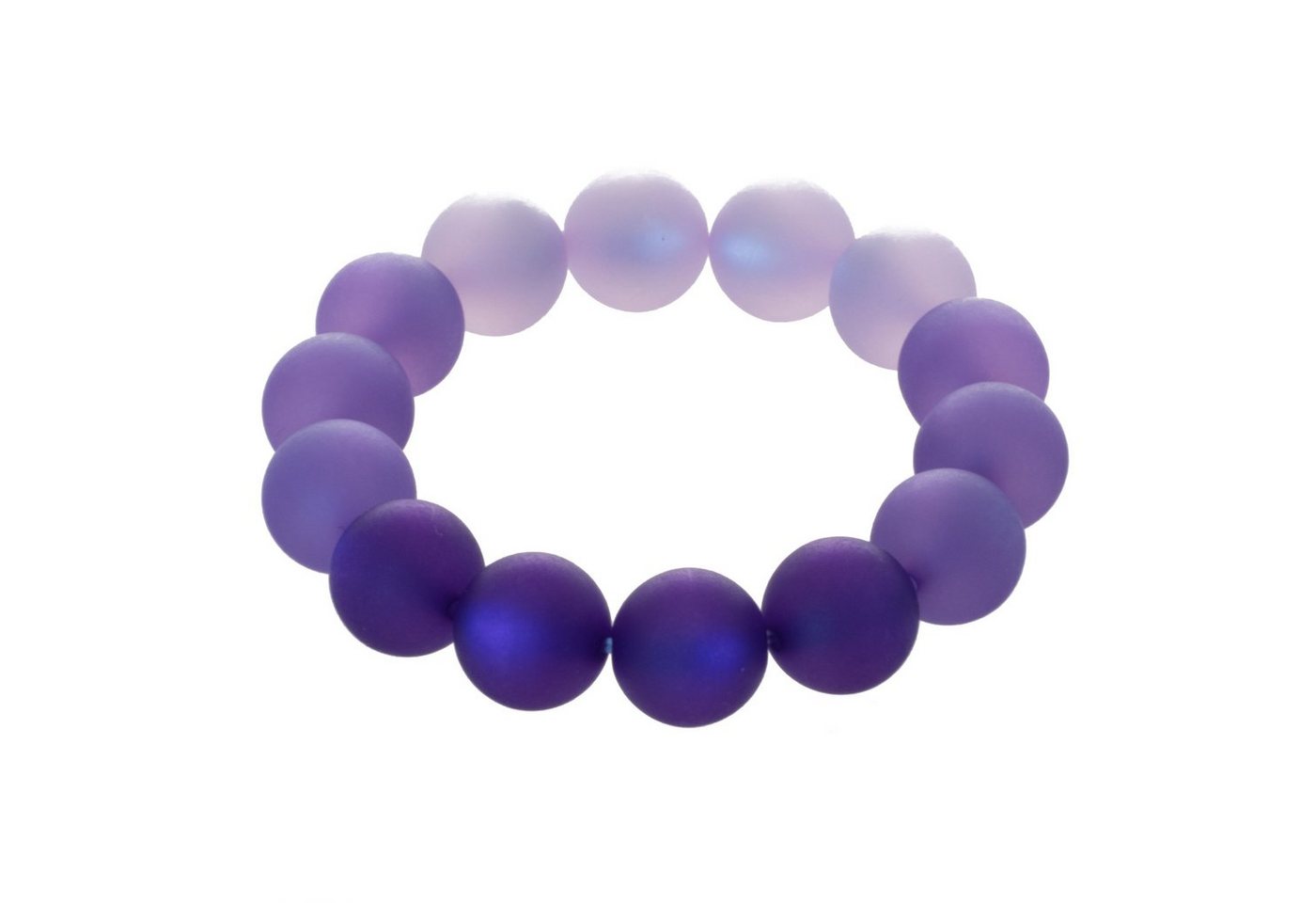 Bella Carina Armband Polaris Perlen Armband violett 14 mm, violett 14 mm Perlen von Bella Carina