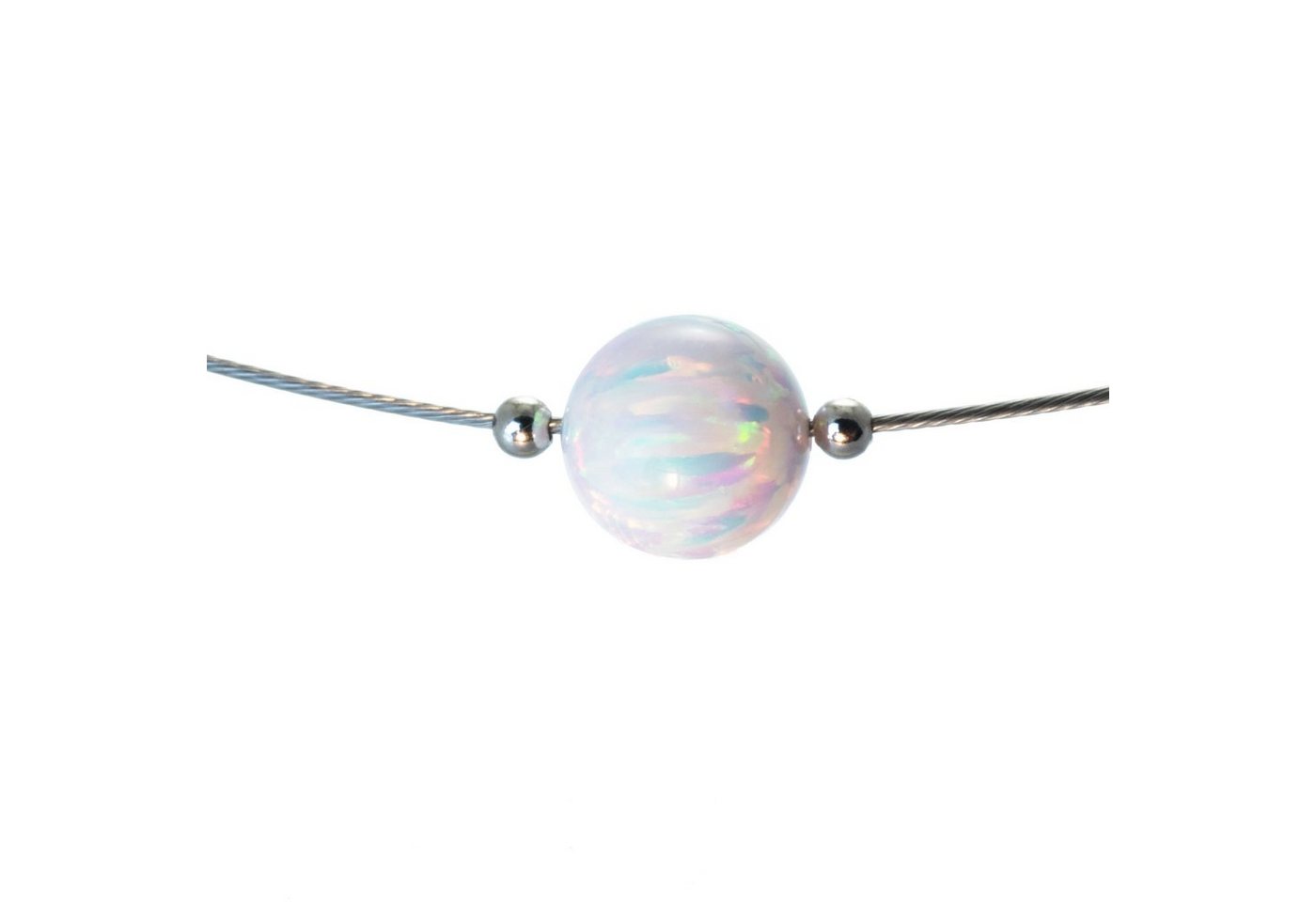 Bella Carina Collier Kette mit 8 mm Opal Kugel von Bella Carina