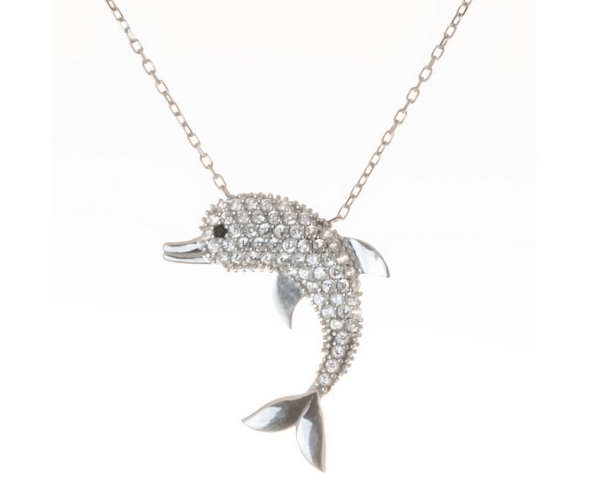 Kette mit Anhänger Delfin, Delfin von Bella Carina