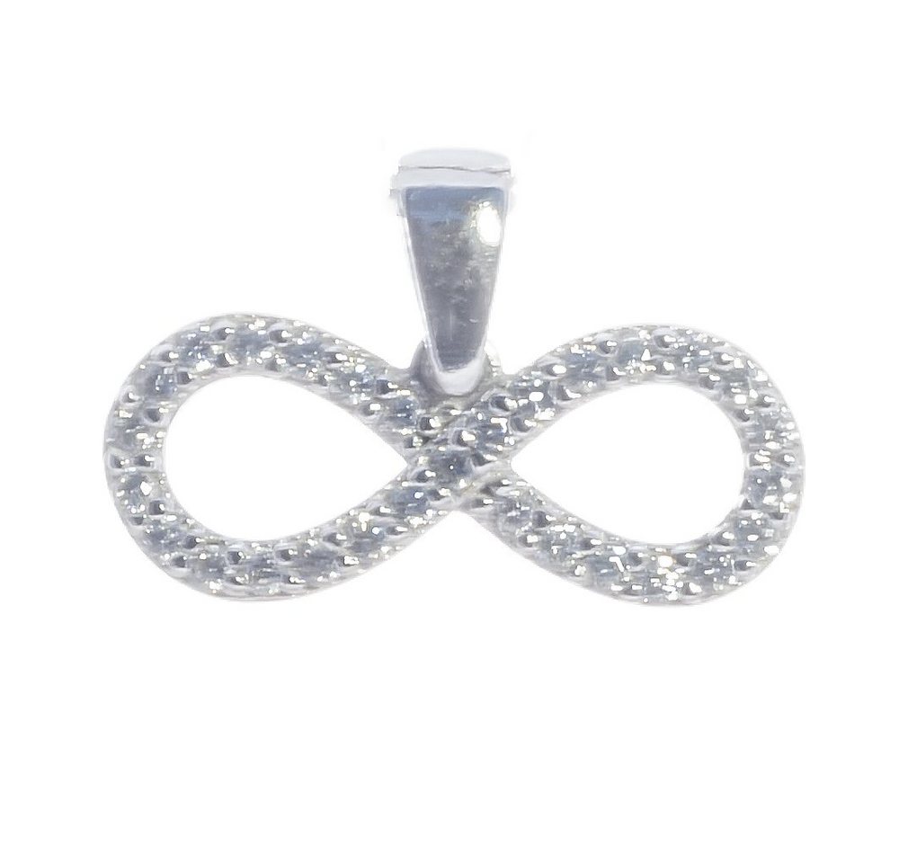 Bella Carina Kettenanhänger Anhänger Infinity mit Zirkonia 925 Silber von Bella Carina