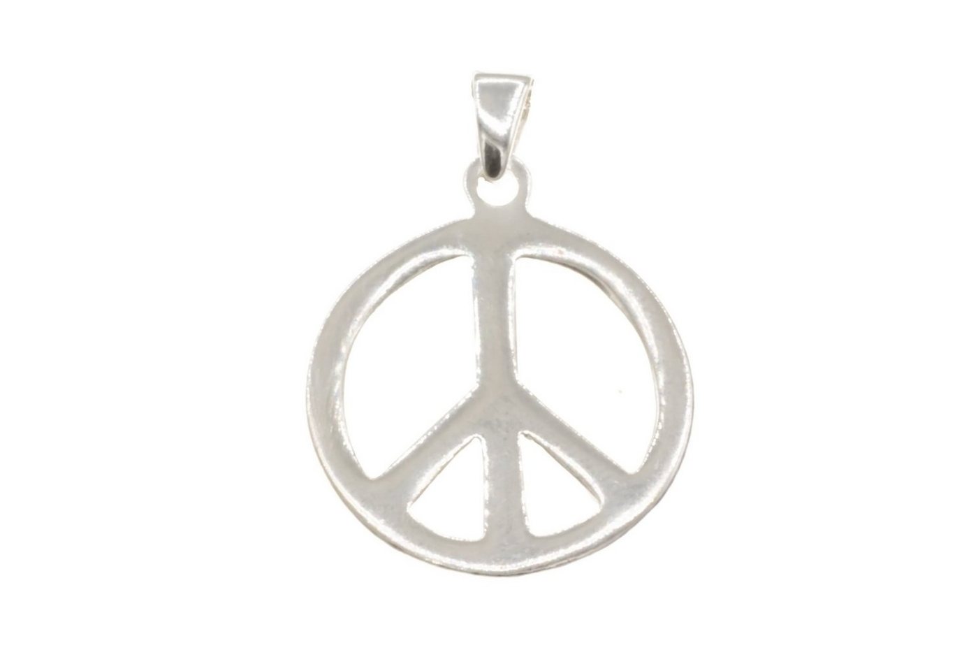 Bella Carina Kettenanhänger Anhänger Peace Zeichen 2 cm 925 Silber von Bella Carina