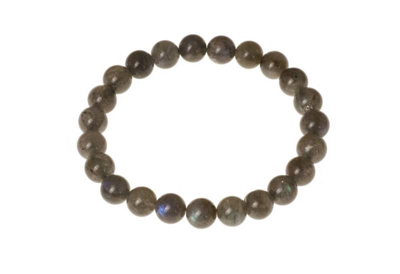 Bella Carina Perlenarmband Armband mit Labradorit Perlen 8 mm von Bella Carina