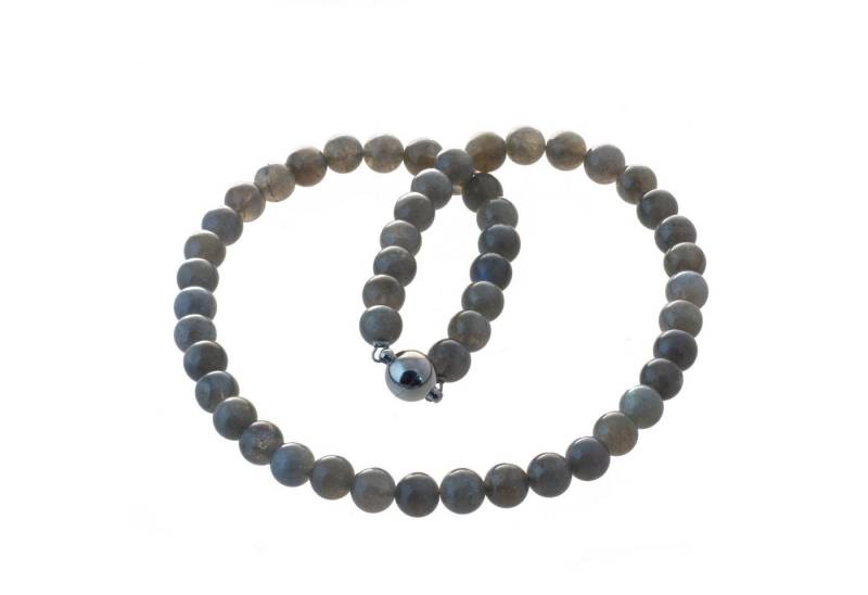 Perlenkette Kette mit 8 mm Labradorit Perlen von Bella Carina