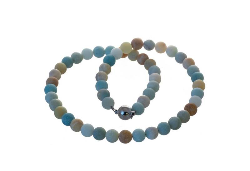 Perlenkette Kette mit Amazonit matt 8 mm, mit Amazonit matt von Bella Carina