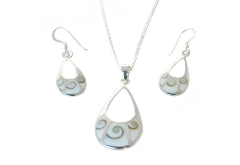 Schmuckset Set Shiva Auge Edel (3-tlg), 925 Silber von Bella Carina