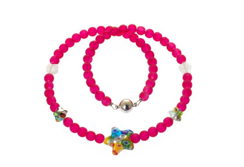 Perlenkette Kinderkette Millefiori Sternchen von Bella Carina