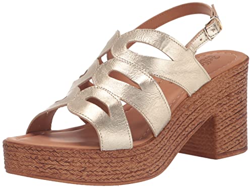 Bella Vita Made in Italy Damen Pri-Italien Sandale mit Absatz, Champagnerleder, 42.5 EU X-Weit Bella Vita Made in Italy Damen Pri-Italien Sandale mit Absatz, Champagnerleder, 42.5 EU X-Weit von Bella Vita Made in Italy