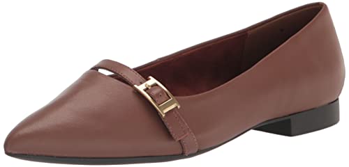 Bella Vita Damen Evanna Ballerinas, Dunkelbraunes Leder, 41.5 EU Weit von Bella Vita