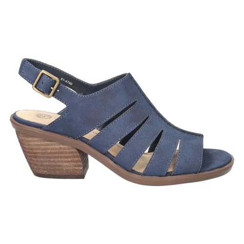 Bella Vita Damen Rhodes Sandalen mit Absatz, Marineblau, 43 EU von Bella Vita