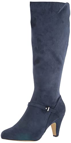 Bella Vita Damen Sasha Mode-Stiefel, marineblaues Wildleder, 38.5 EU von Bella Vita